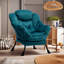 Arrowpoint Velvet Armchair-1445805247