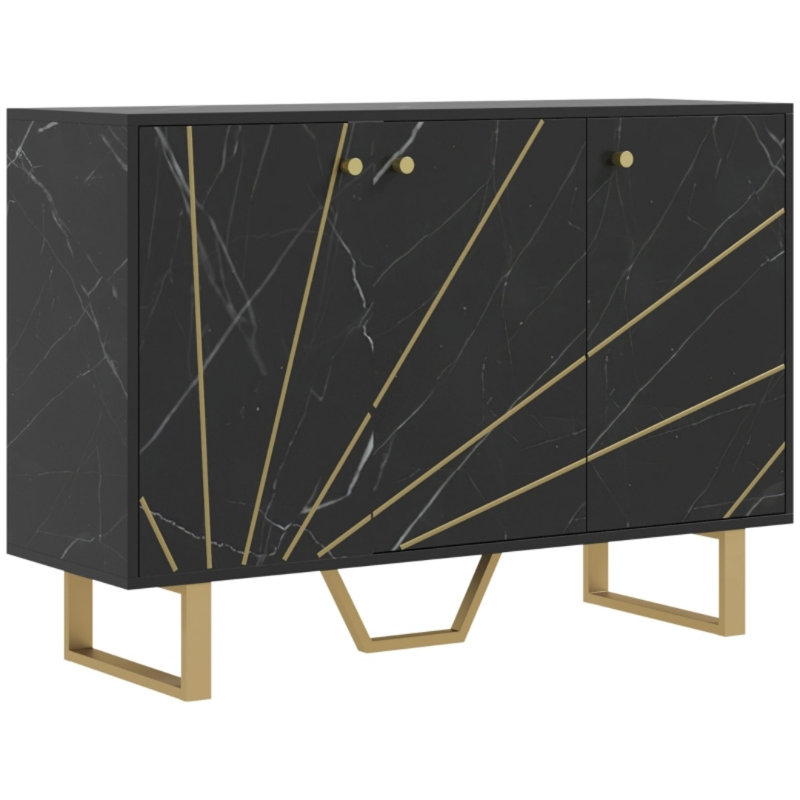 107cm Sideboard, Black