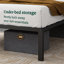 Russel 14" Contemporary Modern Bed Base-33089749