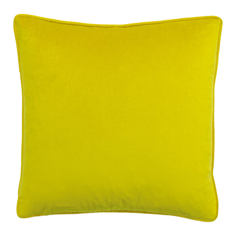 Fishback Geometric Square Cushion, Ochre