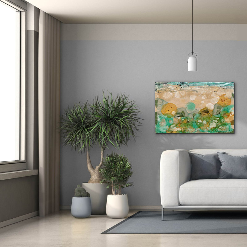  «Beneath The Waves 2» par Alicia Ludwig, art mural sur toile, H 26 po x l 40 po