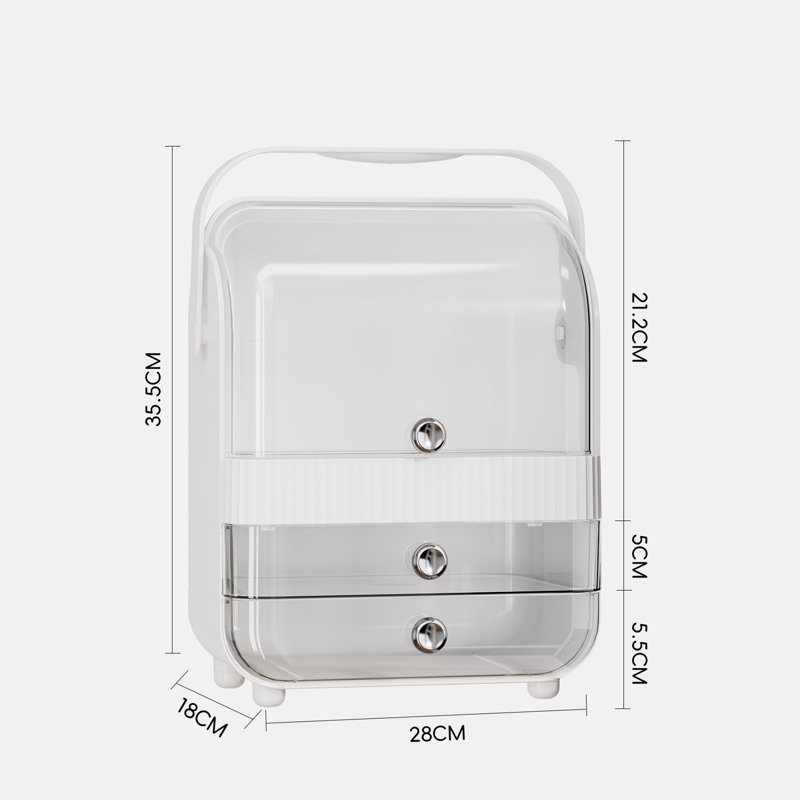 Polyethylene Plastic Makeup Organizer