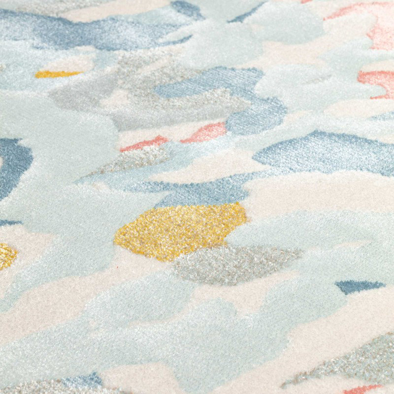 Demarian Rectangle Abstract Area Rug, Rectangle 80 x 140cm