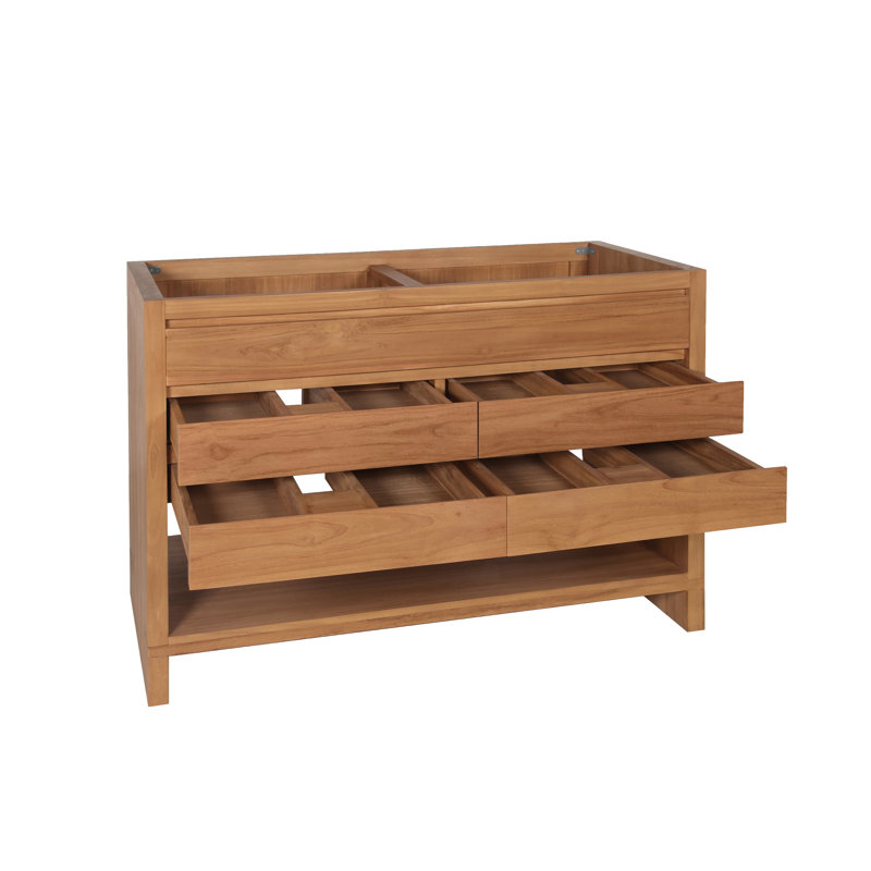 Kai 61'' W Vanity, Natural Teak