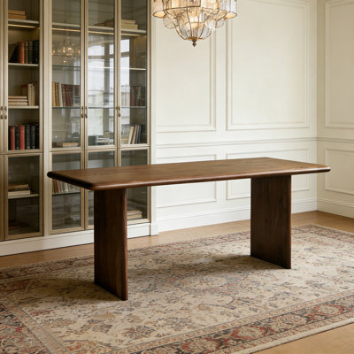 Walnut Large Rectangular Multi-functional Desk