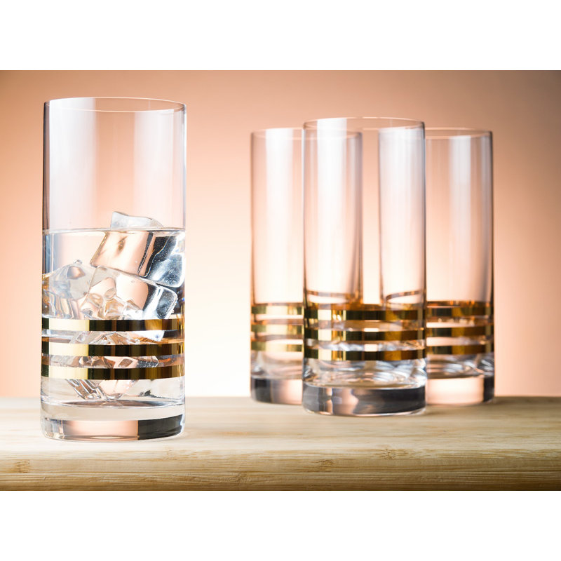 Stripes 11 oz. Highball Glass