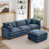 Blue Chenille
