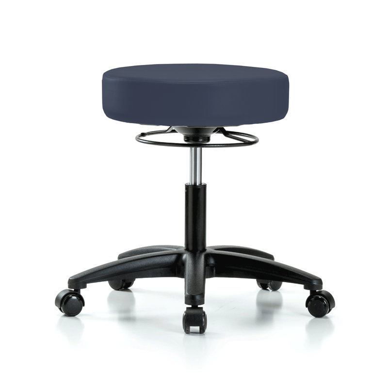 Tabouret pivotant à hauteur réglable à 360 degrés Dorella PERCH | Hauteur du bureau: 18 à 23 po, H 23 po x l 24 po x P 24 po