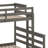 Twin XL Over Queen Bunk Bed With Trundle, Wooden Bed Frame With Ladder And Guardrail, Separated Into 3 Beds,-581121776