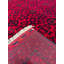 Tapis en laine et coton rouge noué à la main Original
