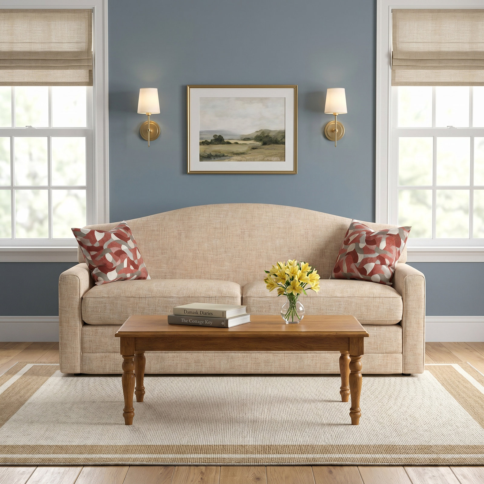 Tillie-2 Seat Sofa, Tan