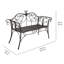  Bradfield Metal Garden Bench