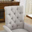 Upholstered Chenille Fabric Accent Dining Chair-1119149659