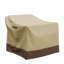 Housse pour chaise de patio - Housse pour meubles d'extérieur robuste imperméable 600D avec ourlet élastique et évents-130446014