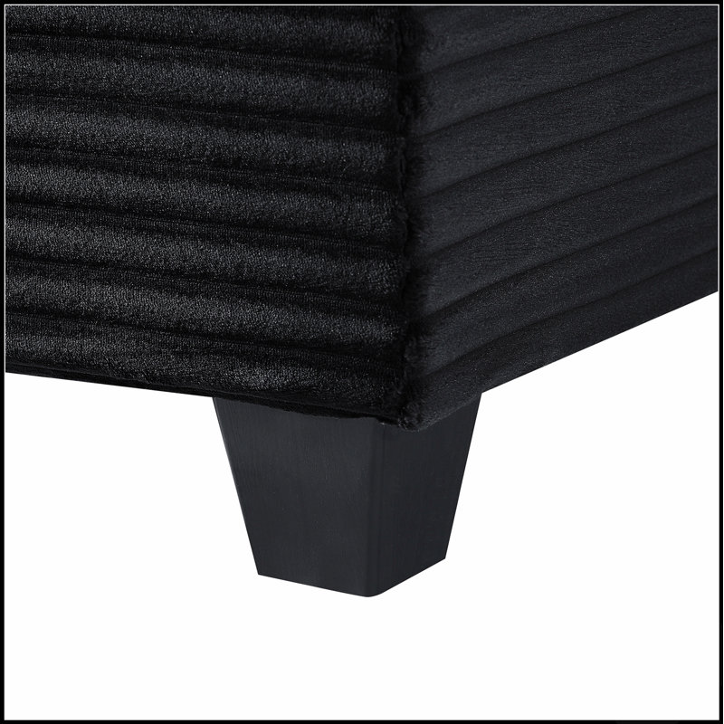 Canapé d'angle en forme de U avec pouf amovible et poches de rangement latérales pour une configuration flexible du salon