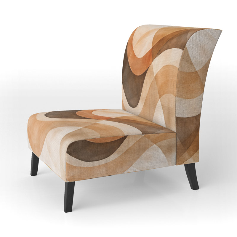 Fauteuil de chambre Abstract Shapes, Pantoufle sans accoudoirs