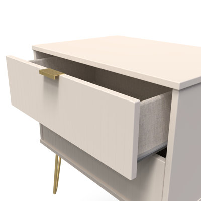 Beranda 58cm W Manufactured Wood Bedside Table