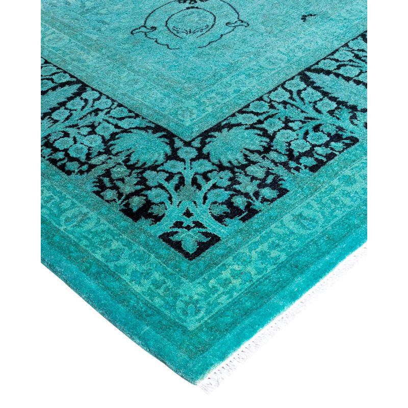 Overyed One-of-a-Kind Rectangle 6'2" X 9'4" Hand Knotted Area Rug