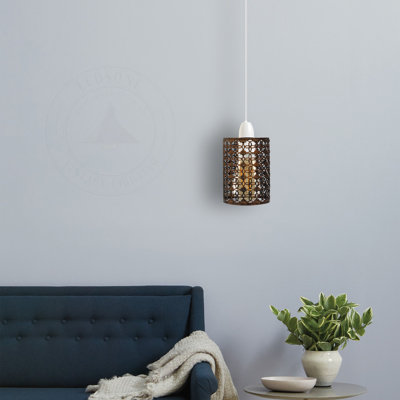 Hallberg Metal Drum Lamp Shade ( Screw On )