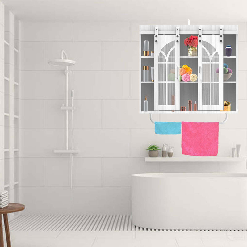 Macauley Wall Mounted Required Bathroom Cabinet