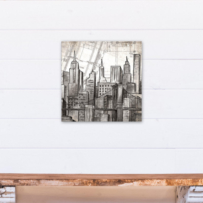 « sketch city horizon », impression sur toile
