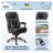 Serta Baxter Big and Tall Smart Layers Executive Office Chair with Layered Body Pillows