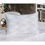 Ambesonne Grey and White Fitted Sheet & Pillow Sham Grey White-106787272