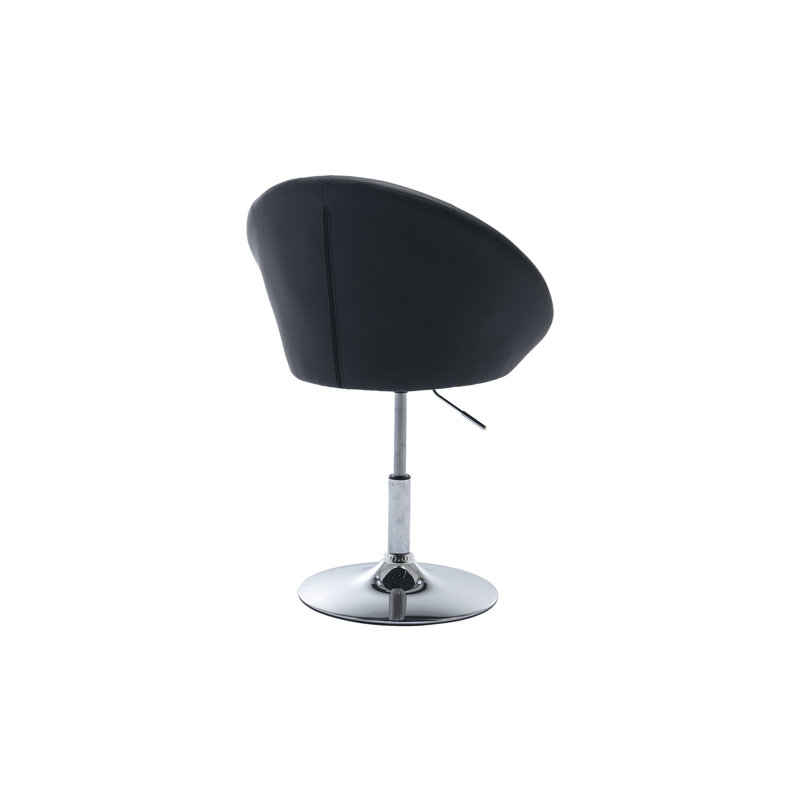 Mercer41 Khourtney Polyurethane Task Chair, Black