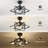 16" Modern Ceiling Fan with Dimmable Light, 3 Speeds, Reverse and Remote Included