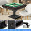 Auto Mahjong Table avec tuiles, table de jeu pliante pour 2 joueurs américains et chinois pour jeux de cartes et de tuiles