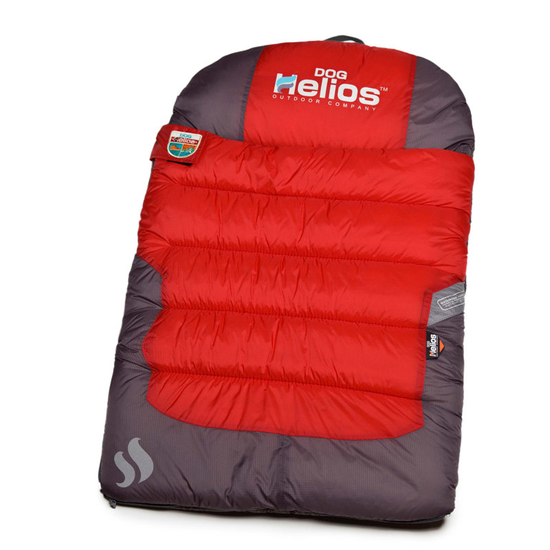 Lit pour chien Helios Trail-Barker Multi-Surface avec technologie BlackShark, Rouge