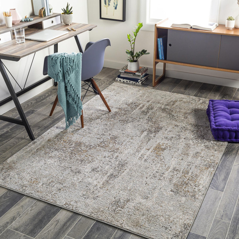 Tapis gris clair Giuditta, Rectangle 12 pi x 15 pi