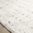 Eisenach Cream Grey Dots Soft Shag Area Rug-1404890737