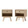 Bradgate 1-Drawer Nightstands with Storage Cubby