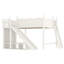 Grand lit mezzanine pour enfants avec glissade et échelle détachables pour enfants