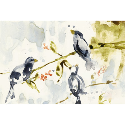 " Morning Conversation I " Mixed Media Painting
