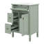 Ensemble de meuble-lavabo 24 po avec lavabo, armoire autoportante avec tiroir inclinable, 2 tiroirs, tablette réglable et support de rangement-1313381821