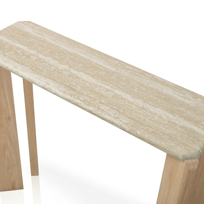 Console Elodie, Beige et naturel