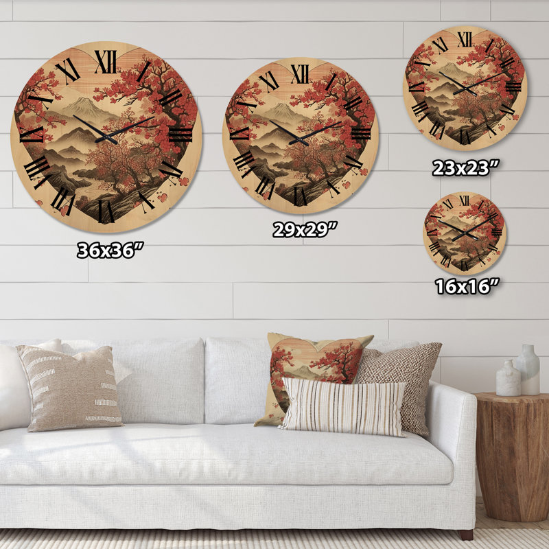Horloge murale Wanita, Très grand