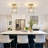Coletti 1 - Light Modern Glass Drum Semi Flush Mount Ceiling Light Fixture for Dinning Room Living Room Bedroom Hallway Entryway Kitchen-84587450