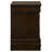 MDF Nightstand With 2 Drawers, Cappuccino