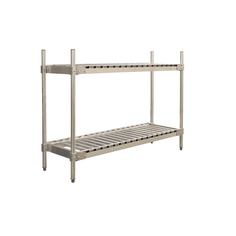 Rayonnage à 2 tablettes Bewrick, H 47,13 po à 48,63 po x l 36 po x l 39,75 po x p