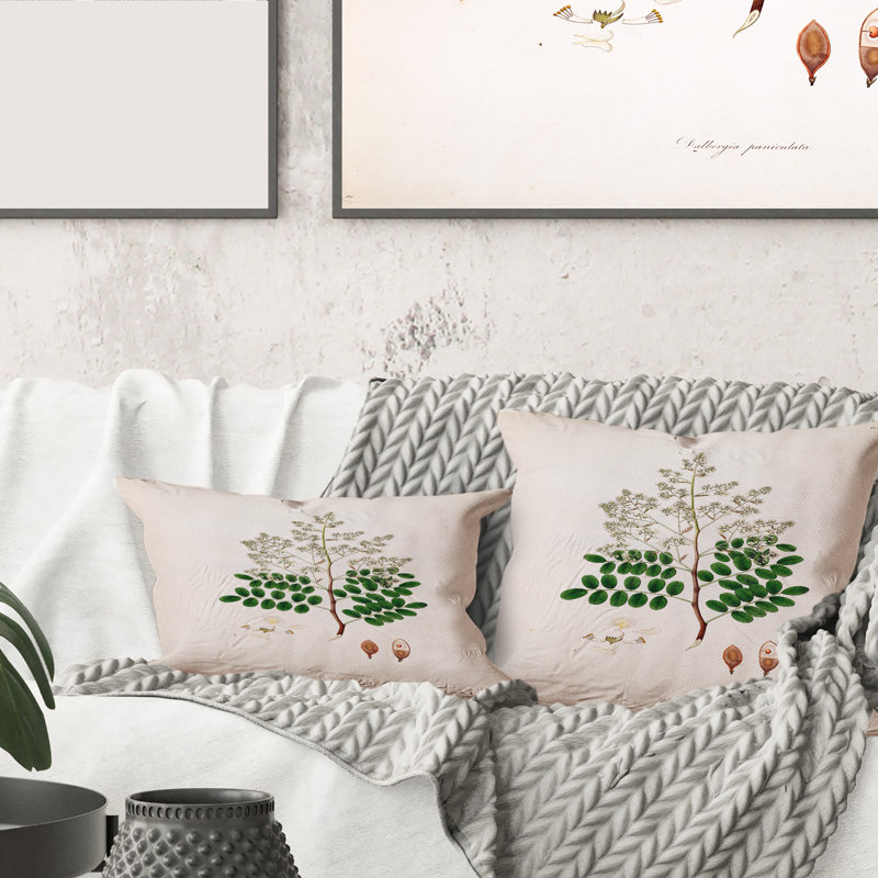 Housse de coussin carré Botanicals, 18" x 18"