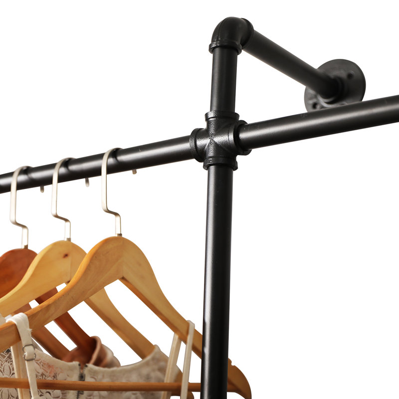 Gotay 82.9'' Metal Industrial Pipe Clothing Rack