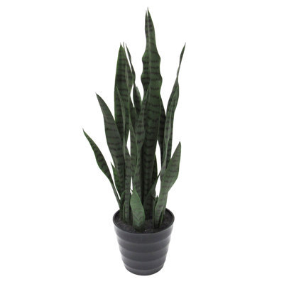 Plante de serpent artificielle Sansevieria en pot