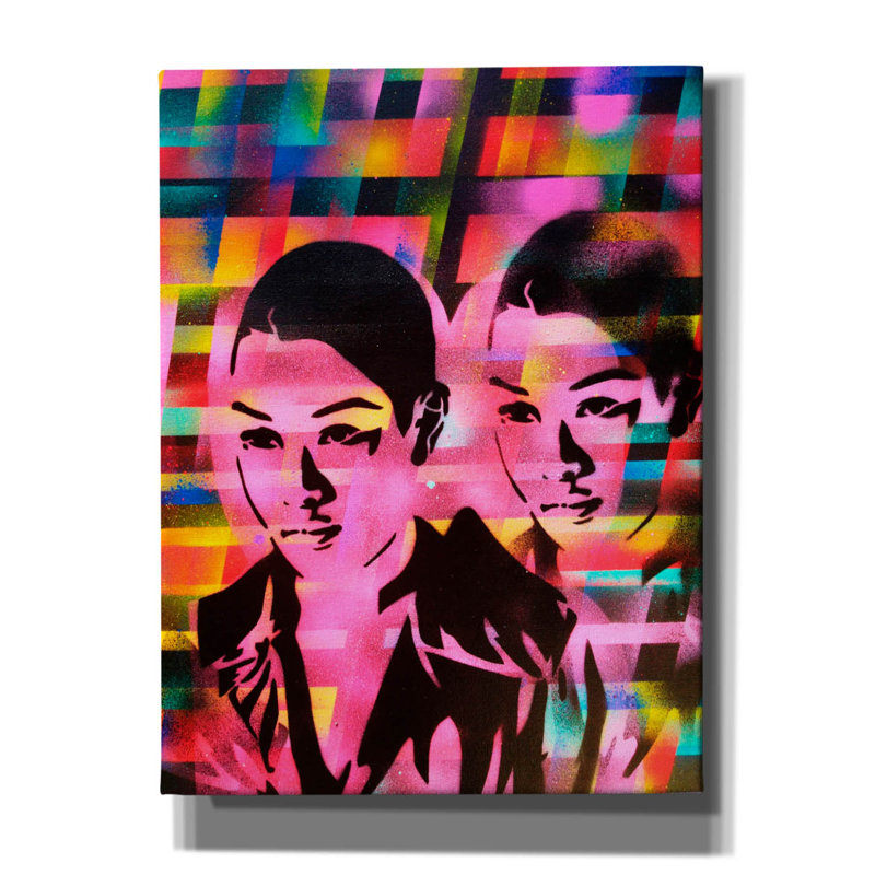 " Androids " by Abstract Graffiti, 16" H x 12" W x 0.75" D