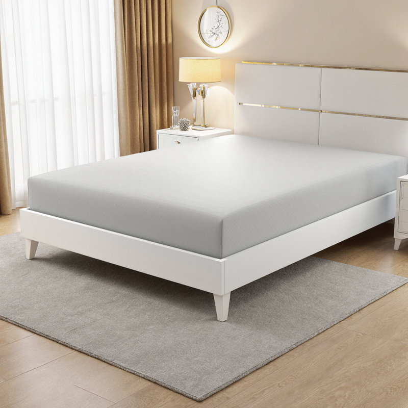 Matelas pleine grandeur en mousse viscoélastique gélifiée de 10 pouces - sensation ferme, lit dans une boîte avec confort rafraîchissant et support d'isolation des mouvements