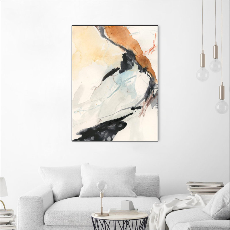 «Efflux I», toile encadrée par Giant Art, H 40 po x l 30 po