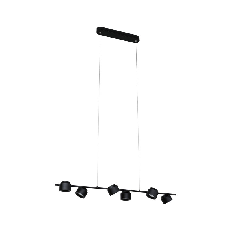 6 - Light Black LED Pendant