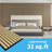 4Pcs 93" L x 12"  W Acoustic Wood Paneling,3D Fluted Soundproof Wall Paneling  for Wall and Ceiling,Slat Wood Wall Panels(31 sq.ft.)-118323356-133052942